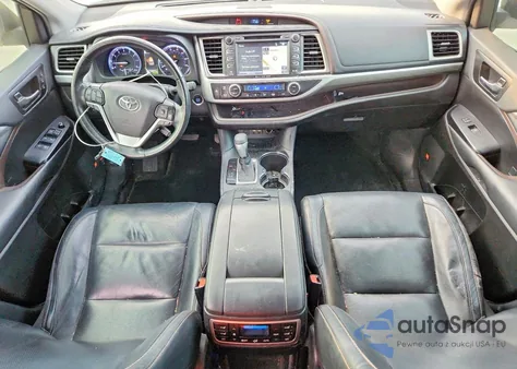 2019 Toyota Highlander Limited z USA, uszkodzony, nr VIN 5TDYZRFH5KS296756